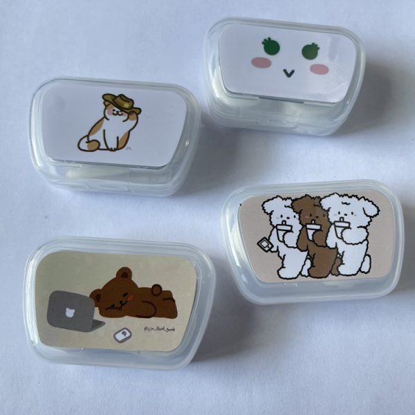 small cute contact lens mate case A-022 - Image 3