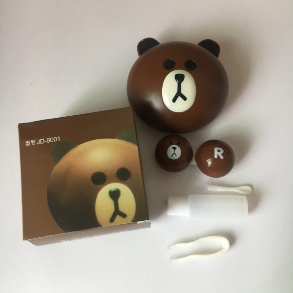 Brown Bear Contact Lens Case A-8001