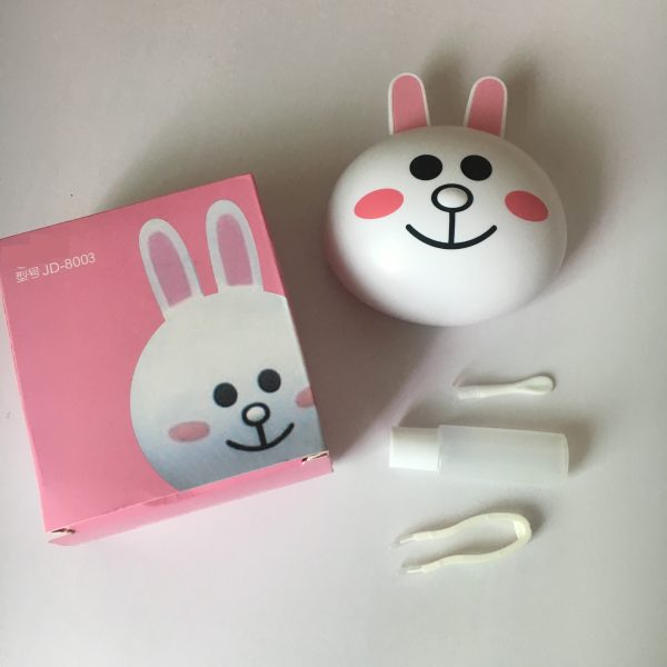 White Rabbit Contact Lens Case A-8003